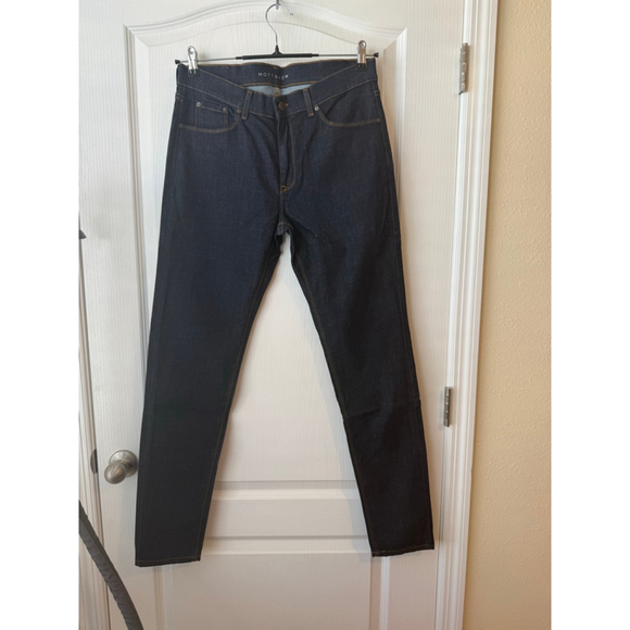 Men's Mott & Bow Skinny Dark Blue Jeans Waist 32